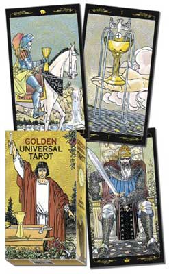 Tarot Decks Golden Universal Tarot Deck by Roberto DeAngelis