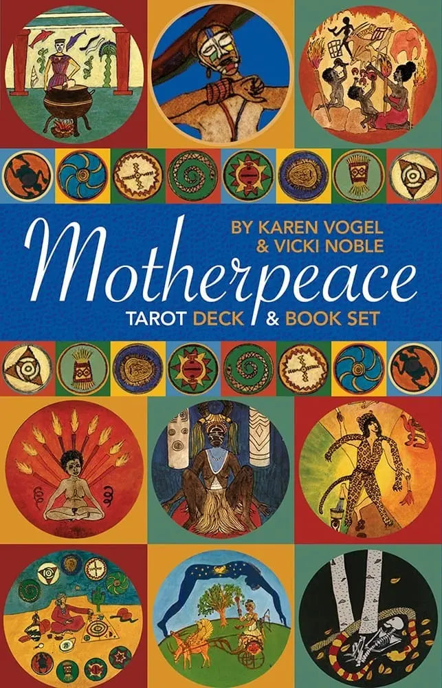 Tarot Decks Mini Motherpeace Round Tarot Deck & Book Set by Karen Vogel and Vicki Noble