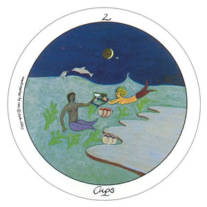 Tarot Decks Mini Motherpeace Round Tarot Deck & Book Set by Karen Vogel and Vicki Noble