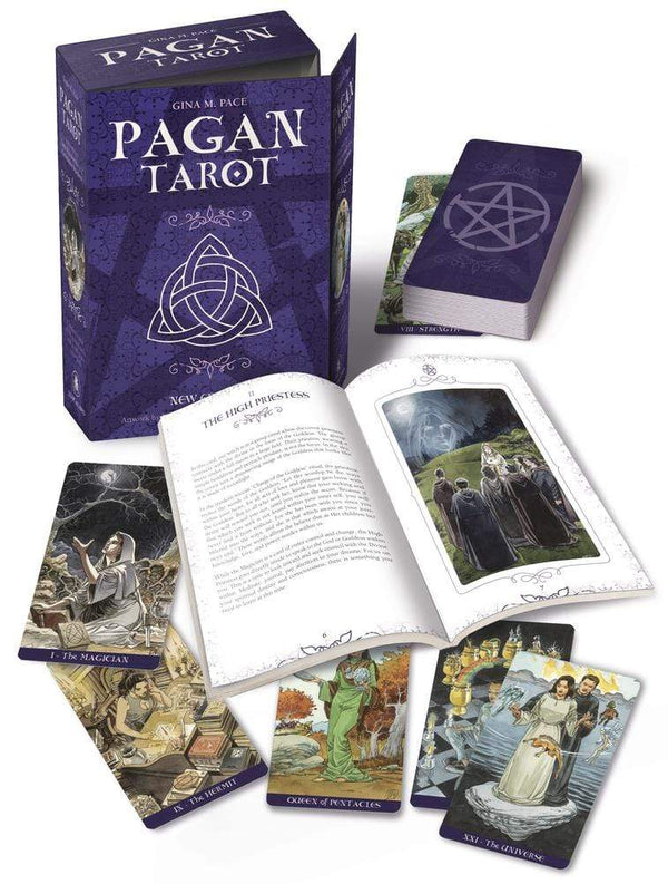 Tarot Decks Pagan Tarot Deck & Book by Gina Pace