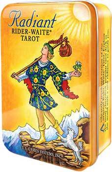 Tarot Decks Radiant Rider-Waite Tarot Deck in Tin