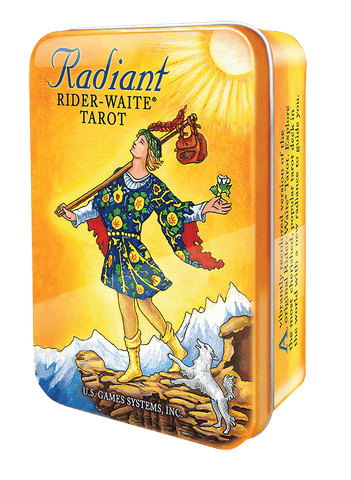 Radiant Rider-Waite Tarot Deck in Tin