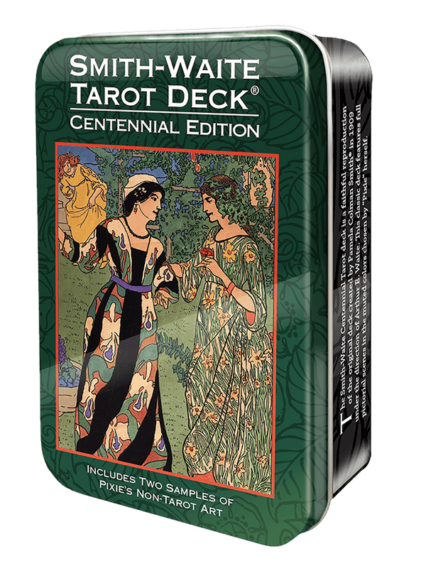 Tarot Decks Smith-Waite Centennial Tarot Deck in a Tin by artist Pamela Colman Smith