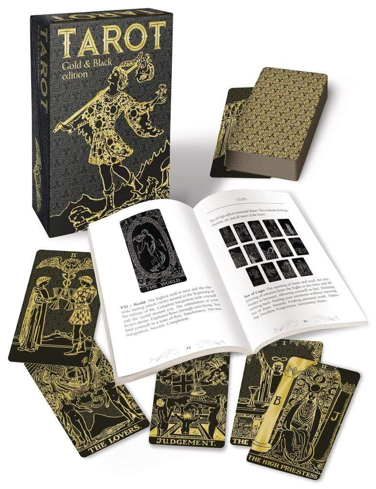 Tarot Decks Tarot Gold & Black Edition by Arthur Edward Waite, Pamela Colman Smith, Mary K. Greer
