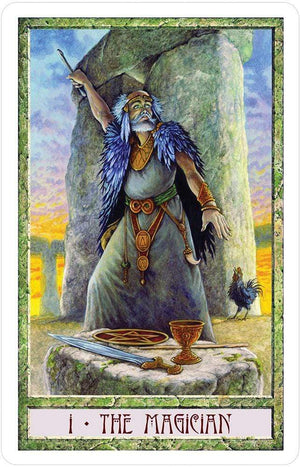 Tarot Decks The Druidcraft Tarot by Philip and Stephanie Carr-Gomm (NEW EDITION) (Cards 3.5"x5.5" + 192 pg booket)