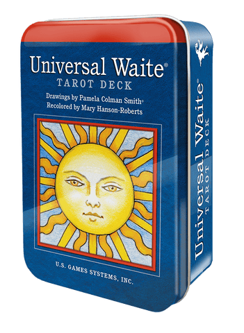 Universal Waite® Tarot Deck in a Tin by Mary Hanson-Roberts