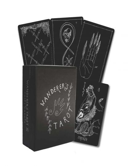 Wanderer's Tarot (78-Card Deck with Fold-Out Guide) By Casey Zabala