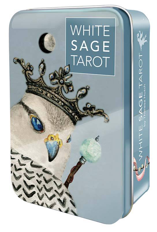 Tarot Decks White Sage Tarot in a Tin by Theresa Hutch