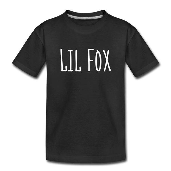 Toddler Premium Organic T-Shirt | Spreadshirt 1370 black / Youth 2T Lil Fox Toddler Premium Organic T-Shirt