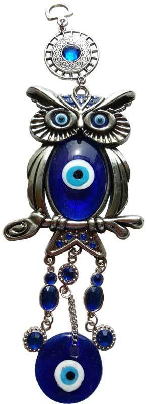 Wall Hangings Watching Owl Evil Eye wall hanging