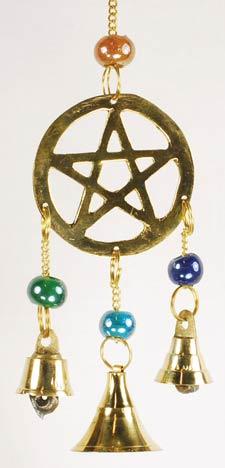 Wind Chimes Three Bell Pentagram wind chime