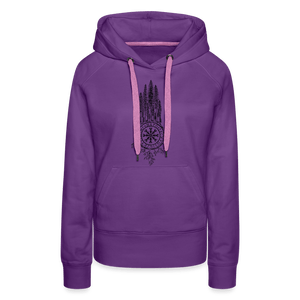Women’s Premium Hoodie | Spreadshirt 444 purple / S Women’s Premium Hoodie | Runic Redwoods |